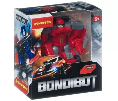 Bondibon Трансформер Bondibot 2 в 1 Робот-пожарная машина