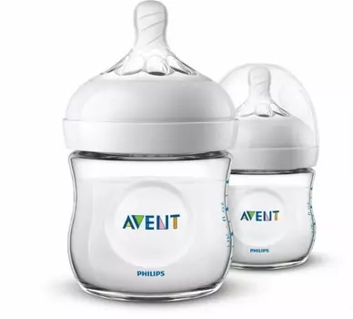 Бутылочка Philips Avent Natural с 0 мес. 125 мл 2 шт.