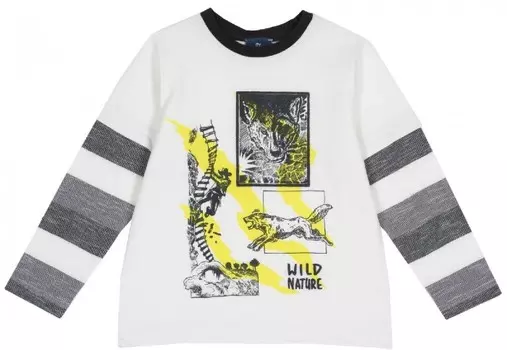 Chicco Лонгслив для мальчика Wild Nature