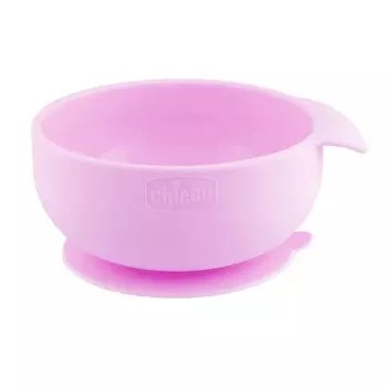 Chicco Тарелка силиконовая на присоске, 6 мес+