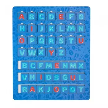 Деревянная игрушка Сибирские игрушки Вкладыши алфавит английский Животные