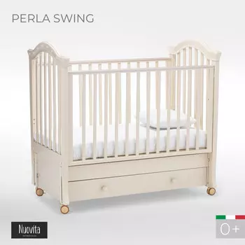 Детская кроватка Nuovita Perla swing (продольный маятник)