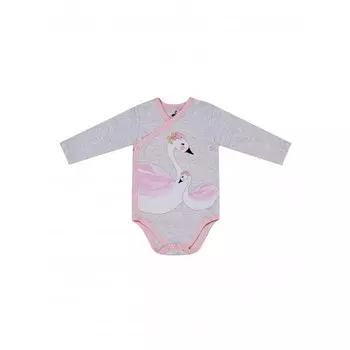 Diva Kids Боди для девочки Лебеди DK-058