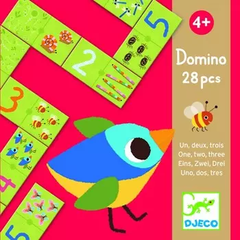 Djeco Домино Раз, два, три