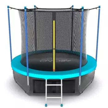 EVO Jump Батут с внутренней сеткой и лестницей 12ft и Нижняя сеть