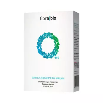 Fiorabio Экологичные Таблетки для посудомоечных машин 60 шт. по 20 г