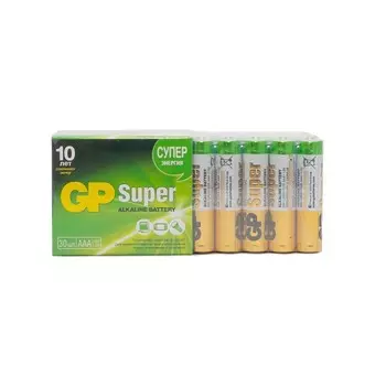 GP Батарейка Super Alkaline ААА (LR03) GP24A-2CRVS30 алкалиновая 30 шт.