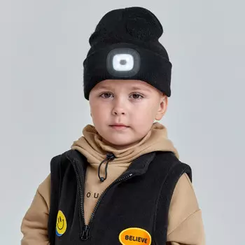 Happy Baby Шапка детская с фонариком