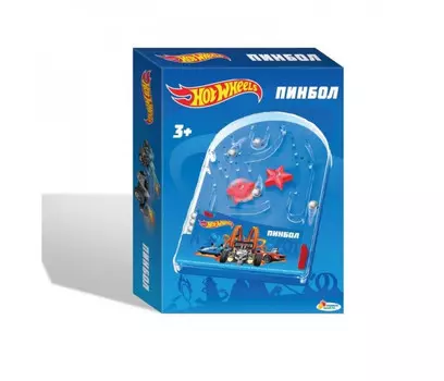 Играем вместе Настольная игра Hot Wheels Пинбол