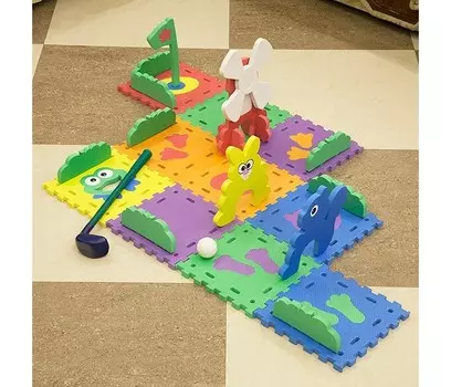 Игровой коврик FunKids 12" Гольф Сет, толщина 15мм KB-160