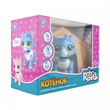 Интерактивная игрушка 1 Toy Robo Pets Робо-котенок