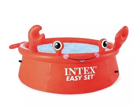 Бассейн Intex Бассейн надувной круглый Веселый краб 183х51 см