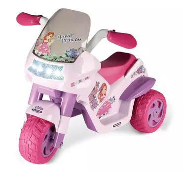 Электромобиль Peg-perego Электромотоцикл Flower Princess