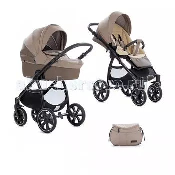 Коляска Noordi Fjordi Sport Melange Leather 2 в 1 с термолюлькой