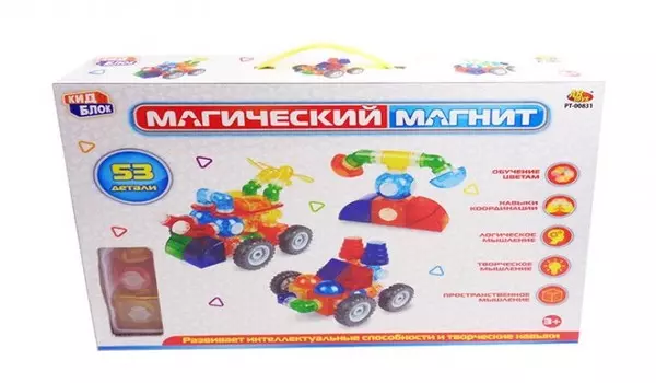 Конструктор ABtoys Магический магнит (53 детали)