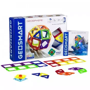 Конструктор Bondibon магнитный Geosmart Геосфера (31 деталь)