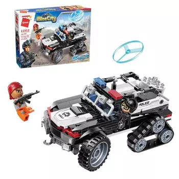 Конструктор Enlighten Brick Джип с фигурками и аксессуарами 237 деталей