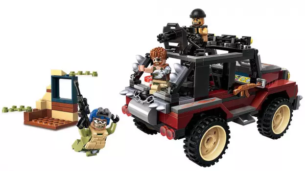 Конструктор Enlighten Brick Машина с фигурками 307 деталей