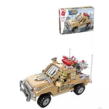 Конструктор Enlighten Brick Военная машина с фигурками и аксессуарами 281 деталь
