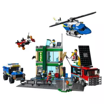 Конструктор Lego City 60317 Лего Город Полицейская погоня в банке