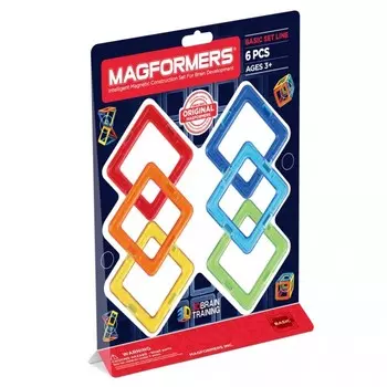 Конструктор Magformers Магнитный Квадраты 6 63086