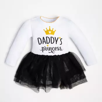 Крошка Я Боди с юбкой Daddy's princess