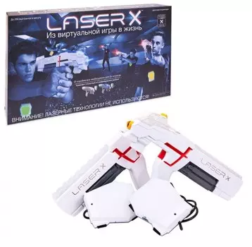 LaserX Набор игровой (2 бластера, 2 мишени)