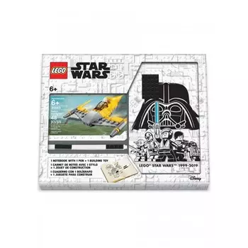 Lego Star Wars Книга для записей с ручкой и минифигурой Naboo Starfighter