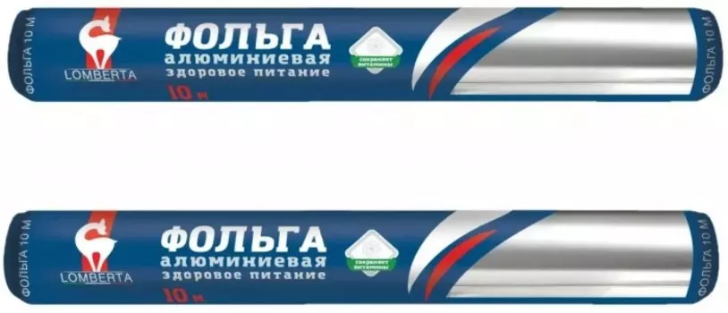 Lomberta Фольга алюминиевая 10 м 2 шт.