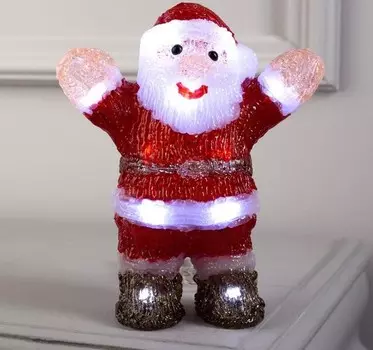 Luazon Lighting Фигура Дед мороз маленький 20 см