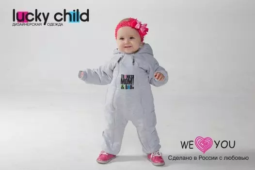 Lucky Child Комбинезон утепленный Европейская зима Спорт