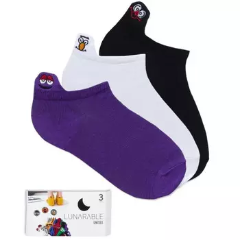 Lunarable Короткие женские носки 038 3 пары