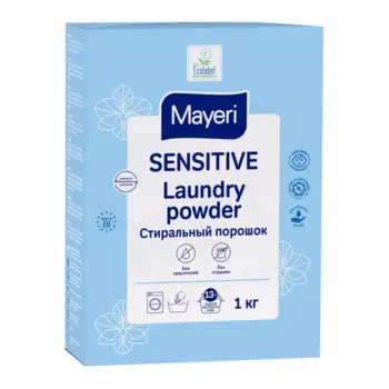 Mayeri Стиральный порошок универсальный Sensitive 1 кг