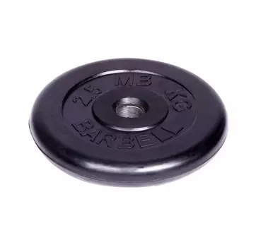 MB Barbell Диск обрезиненный d 51 мм 2.5 кг