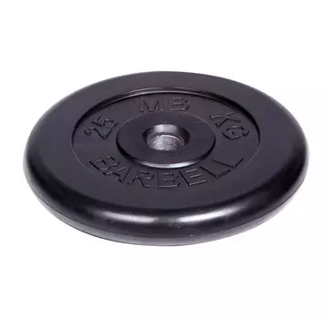 MB Barbell Диск обрезиненный d 51 мм 5 кг