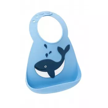 Нагрудник Make my day Baby Bib Whale