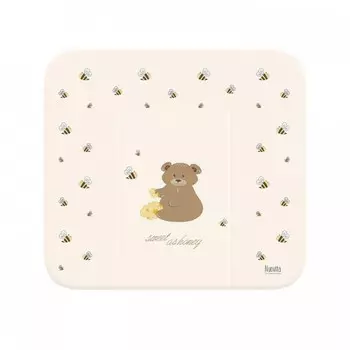 Nuovita Матрасик для пеленания Honey Bear мягкий 75х72 см