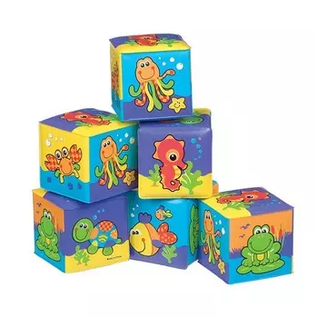 Playgro Игрушка для игр в ванной Кубики 0181170