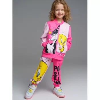 Playtoday Толстовка для девочек Be positive kids girls