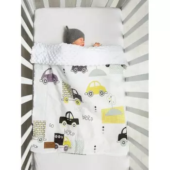 Плед AmaroBaby Растём вместе Город 95х85 см