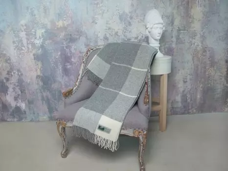 Плед Anna Flaum шерстяной Lora Merinowolle Kollektion 200х140 см