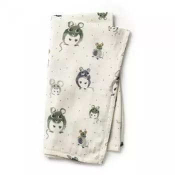 Плед Elodie одеяло муслиновое Forest Mouse 80х80