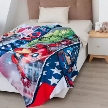 Плед Marvel 1.5 спальный Мстители 210х140 см