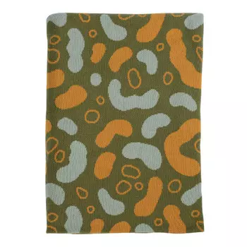 Плед Tkano вязаный Animal spots Wild 180х130 см