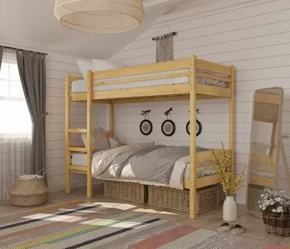 Подростковая кровать Green Mebel двухъярусная Дональд 70х160 см