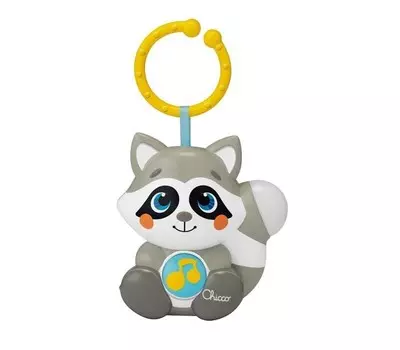 Подвесная игрушка Chicco музыкальная Енот Клауди