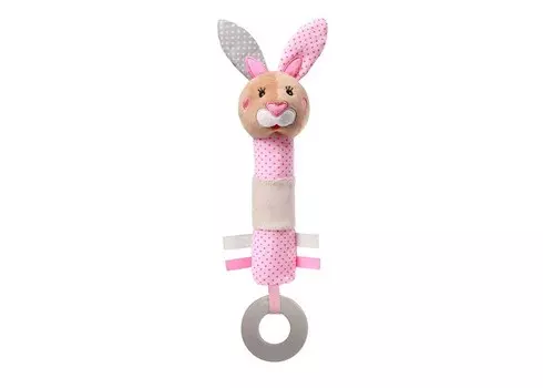 Погремушка BabyOno пищалка Bunny