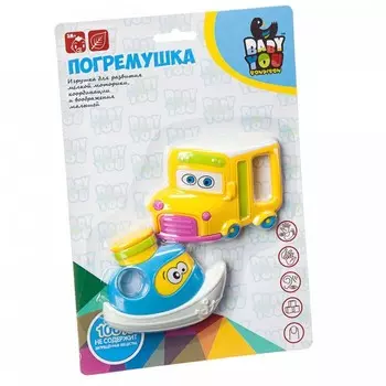 Погремушка Bondibon Грузовик и Катер