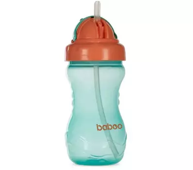 Поильник Baboo с трубочкой с 9 мес. 360 мл