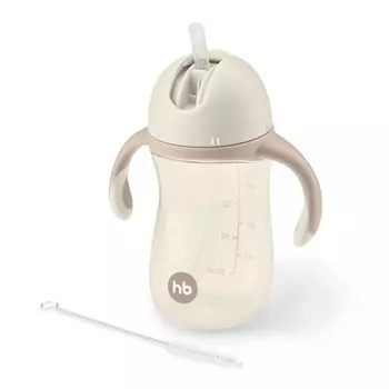 Поильник Happy Baby Straw Feeding Cup с трубочкой и ручками
